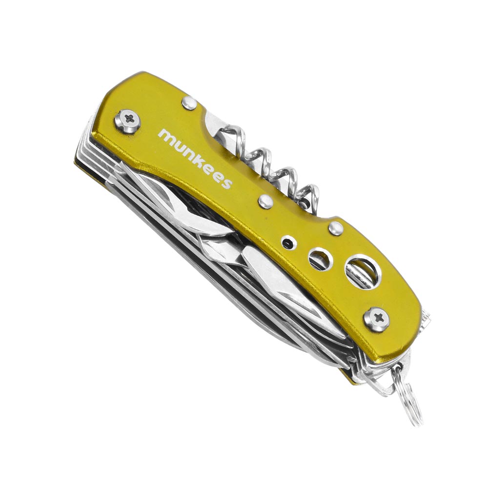 Munkees Taschenmesser LED mit 15 Funktionen grn Bild 1