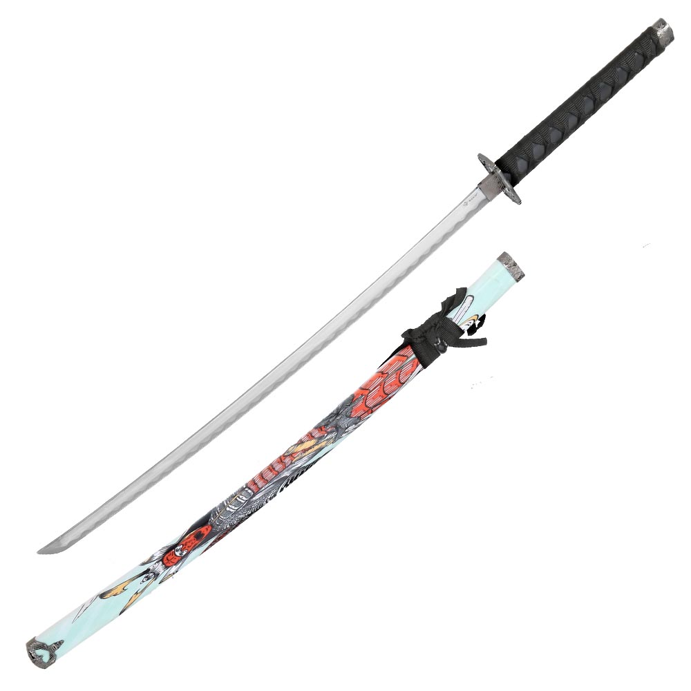Tole 10 Imperial Schwertset Shao Kahn 3-teilig wei inkl. Stnder Bild 1