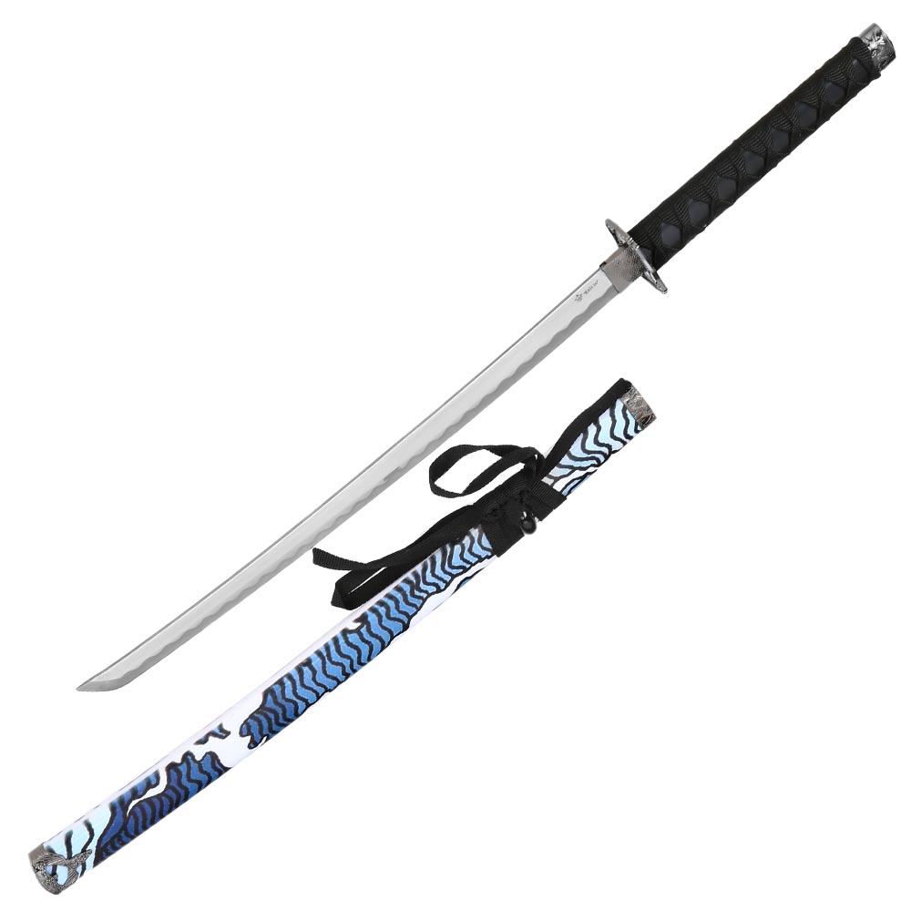 Tole 10 Imperial Schwertset Asia Design II 3-teilig wei/blau inkl. Stnder Bild 2