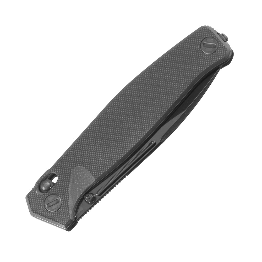 Real Steel Einhandmesser Huginn VG10-Stahl schwarz inkl. Grtelclip Bild 4