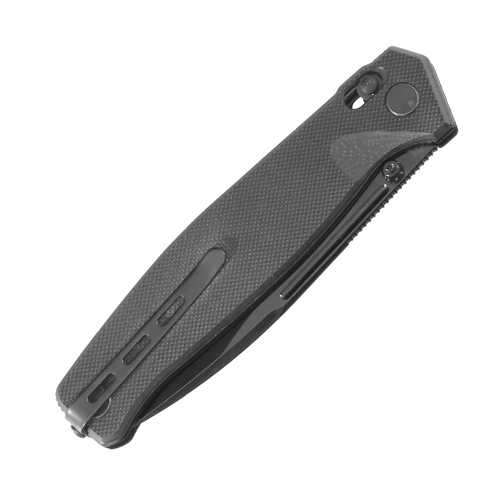 Real Steel Einhandmesser Huginn VG10-Stahl schwarz inkl. Grtelclip Bild 5
