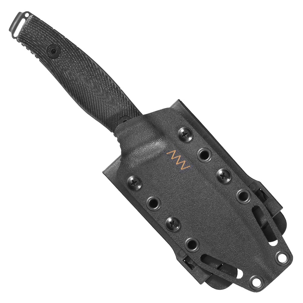 ANV Knives Outdoormesser M25 Sleipner Stahl Micarta schwarz inkl. Kydexscheide Bild 4