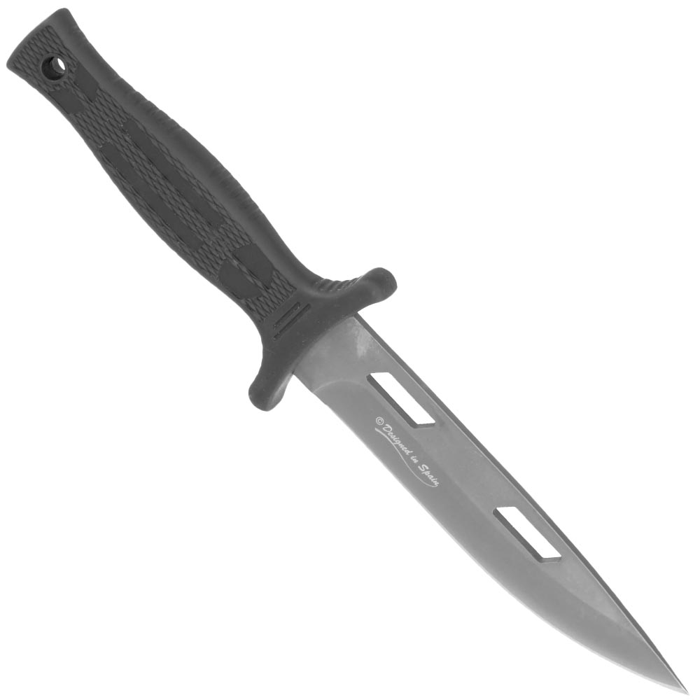 K25 Stiefelmesser Tactical titanbeschichtet schwarz inkl. Nylon-Grtelscheide Bild 1