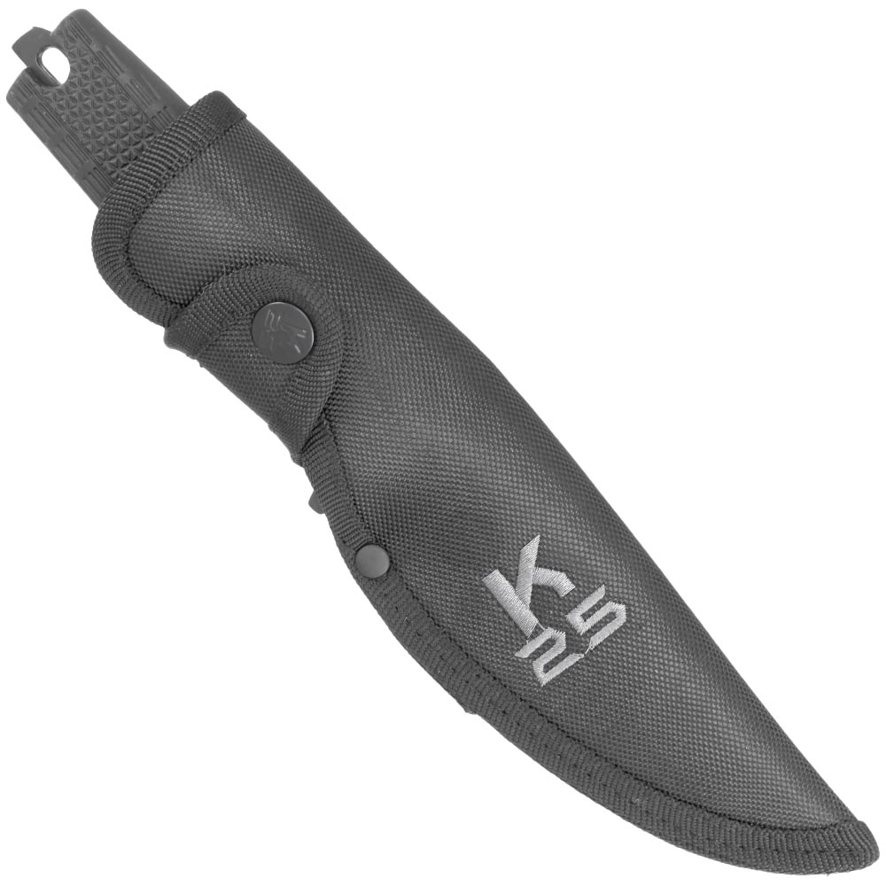 K25 Outdoormesser Tactical II titanbeschichtet schwarz mit Sgezahnung inkl. Nylon-Grtelscheide Bild 4