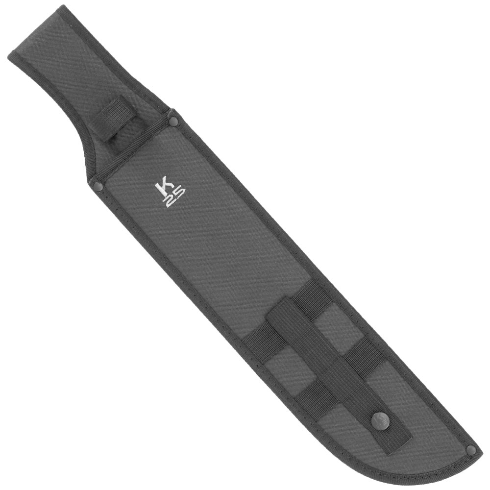 K25 Machete Jaws titanbeschichtet Sgezahnung schwarz inkl. Nylon-Grtelscheide Bild 5