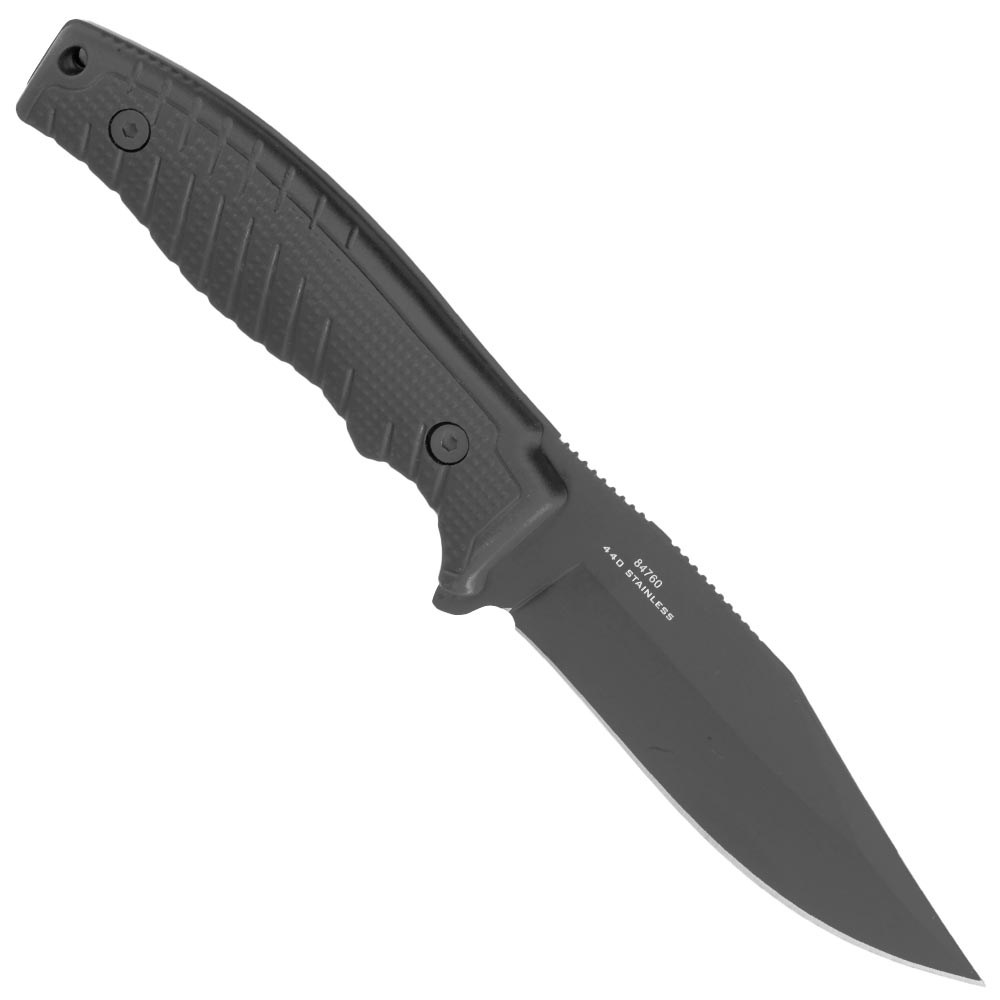 Haller Outdoormesser Basic schwarz inkl. 360 Kydex-Grtelscheide Bild 1