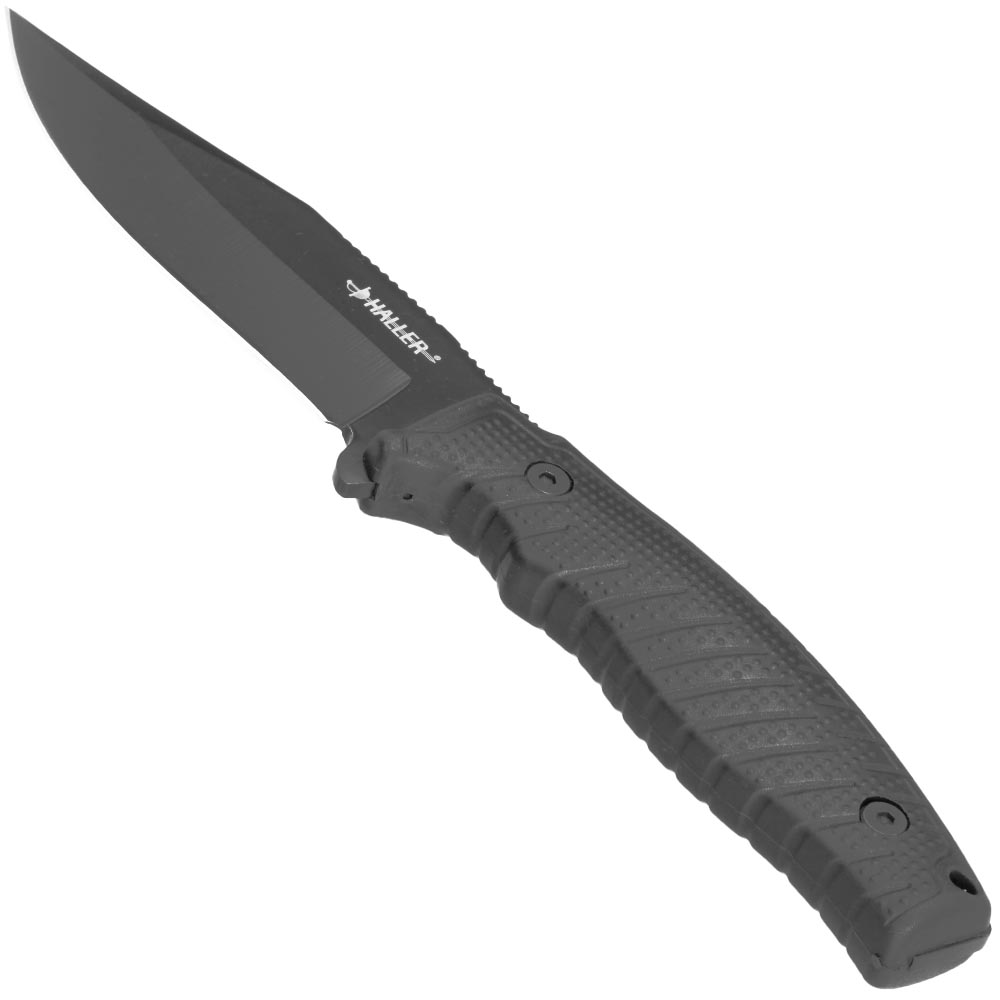 Haller Outdoormesser Basic schwarz inkl. 360 Kydex-Grtelscheide Bild 2