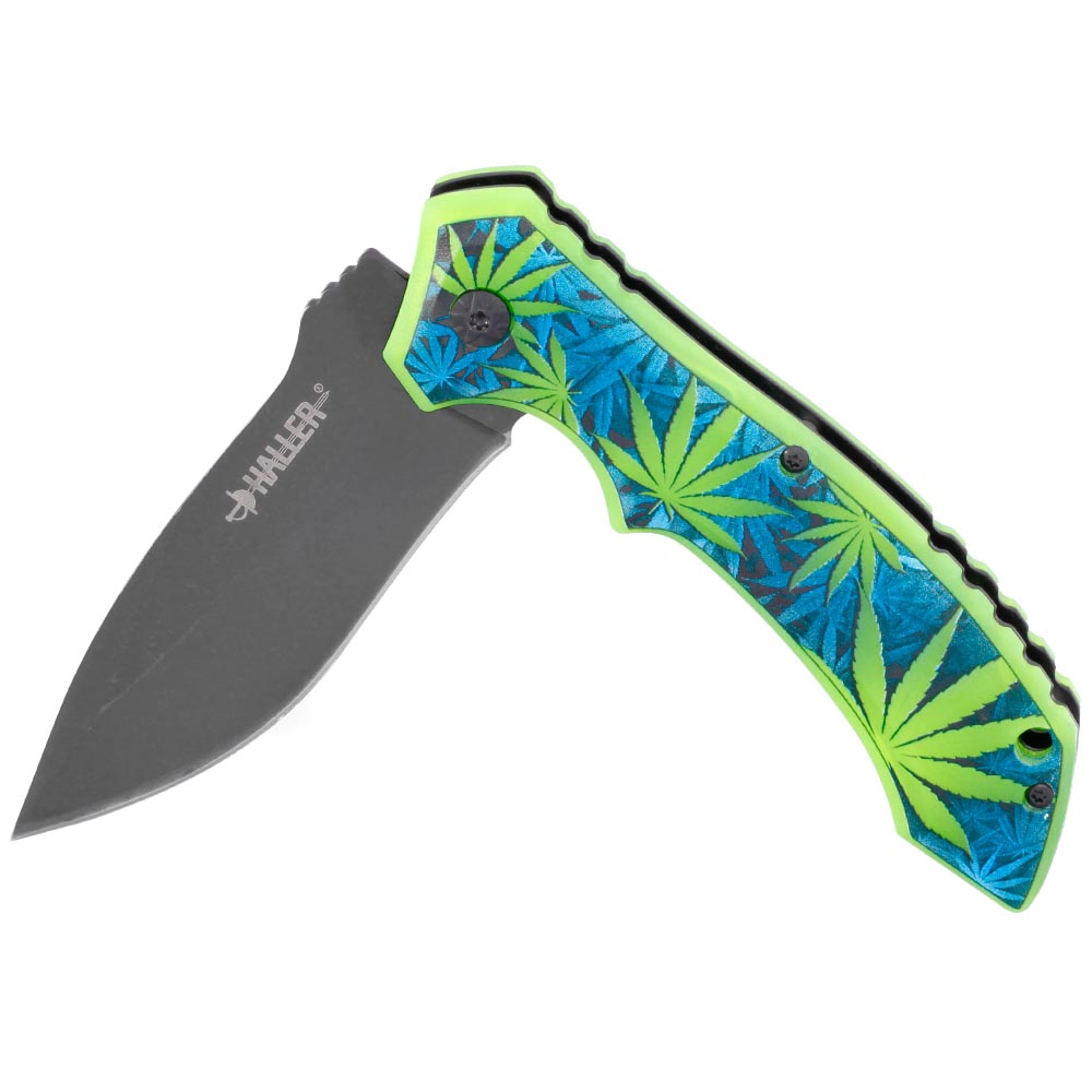 Haller Taschenmesser Glow in the Dark inkl. Grtelclip Bild 3