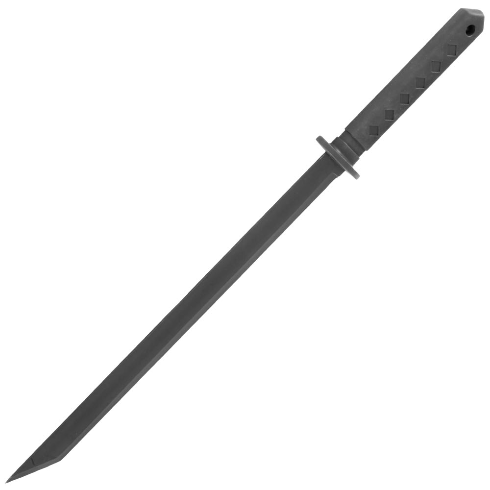 Haller Ninja Rckenschwert mit zwei Dolchen schwarz inkl. Nylon-Grtelscheide und Rckentragegurt Bild 1