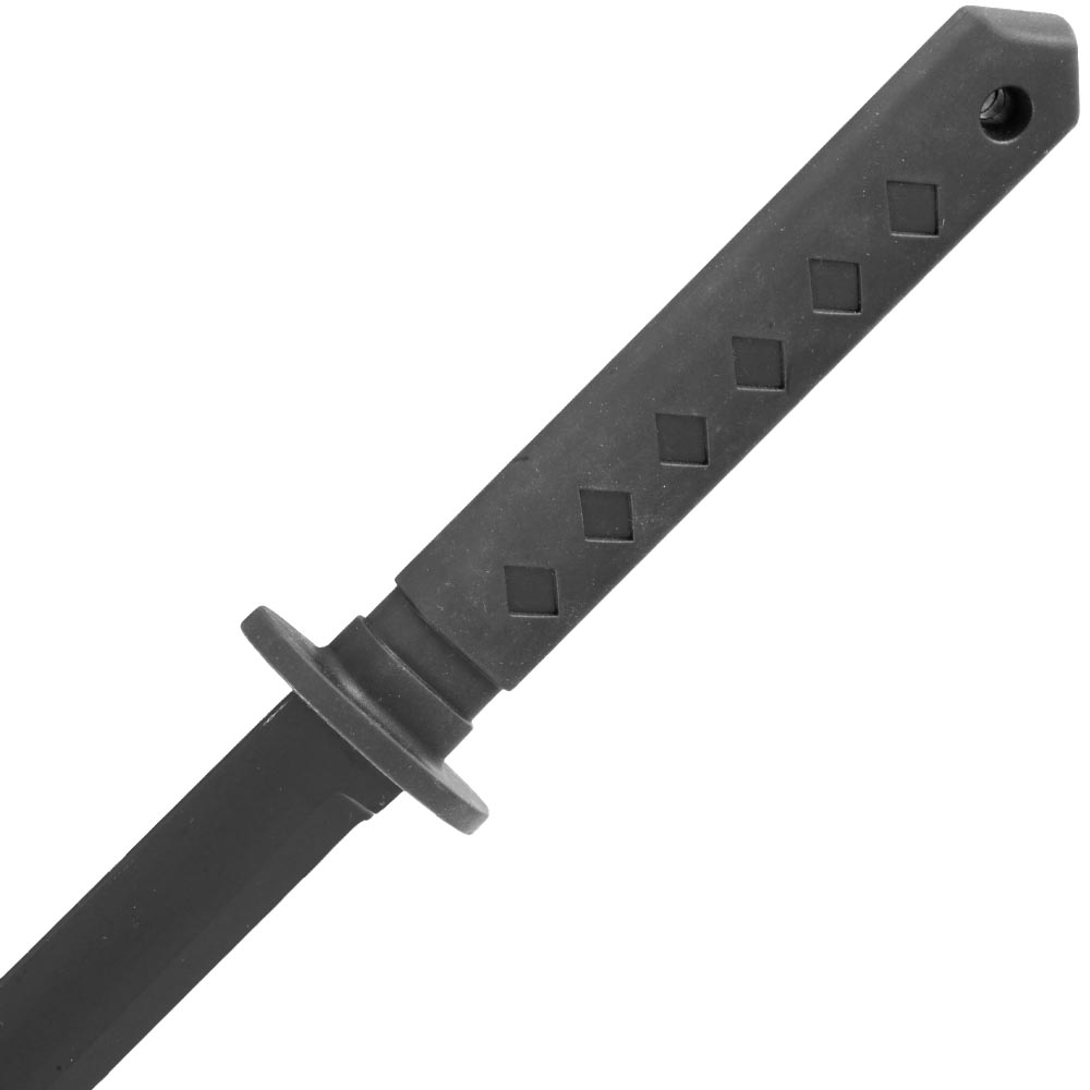 Haller Ninja Rckenschwert mit zwei Dolchen schwarz inkl. Nylon-Grtelscheide und Rckentragegurt Bild 2