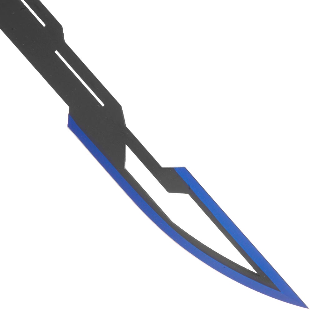 Haller Rckenschwert schwarz/blau inkl. Nylonscheide und Rckentragegurt Bild 3