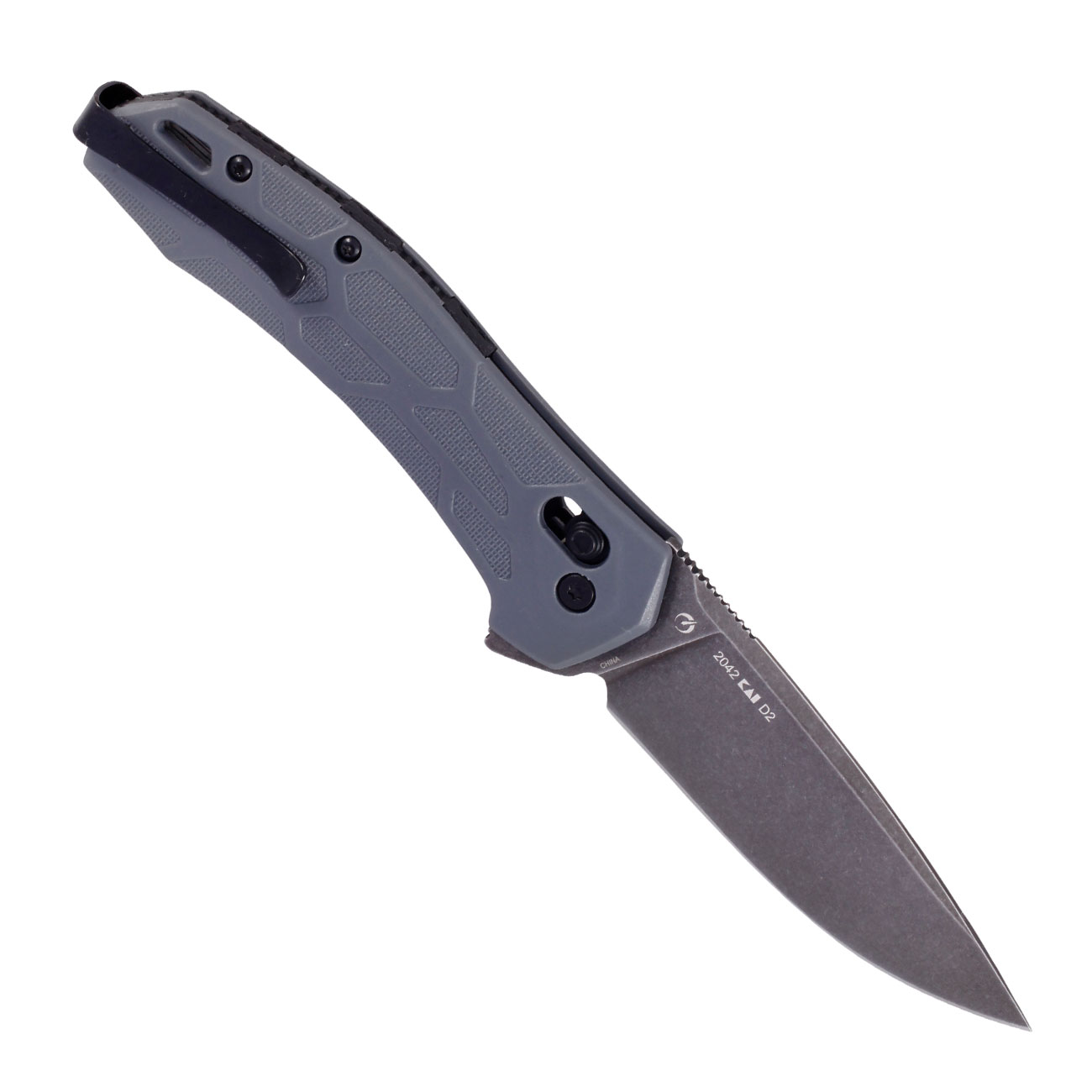 Kershaw Einhandmesser Covalent D2 Stahl grau/stonewash inkl. Grtelclip Bild 1