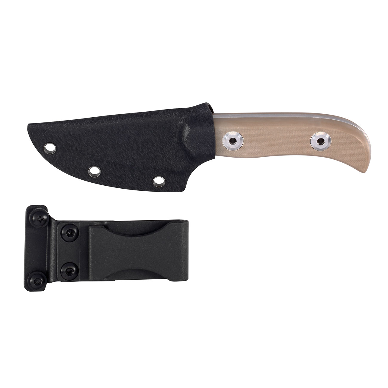 Bker Plus Outdoormesser Dasos 2.0 D2 Stahl tan inkl. Kydexscheide und 90 Grtelclip Bild 5