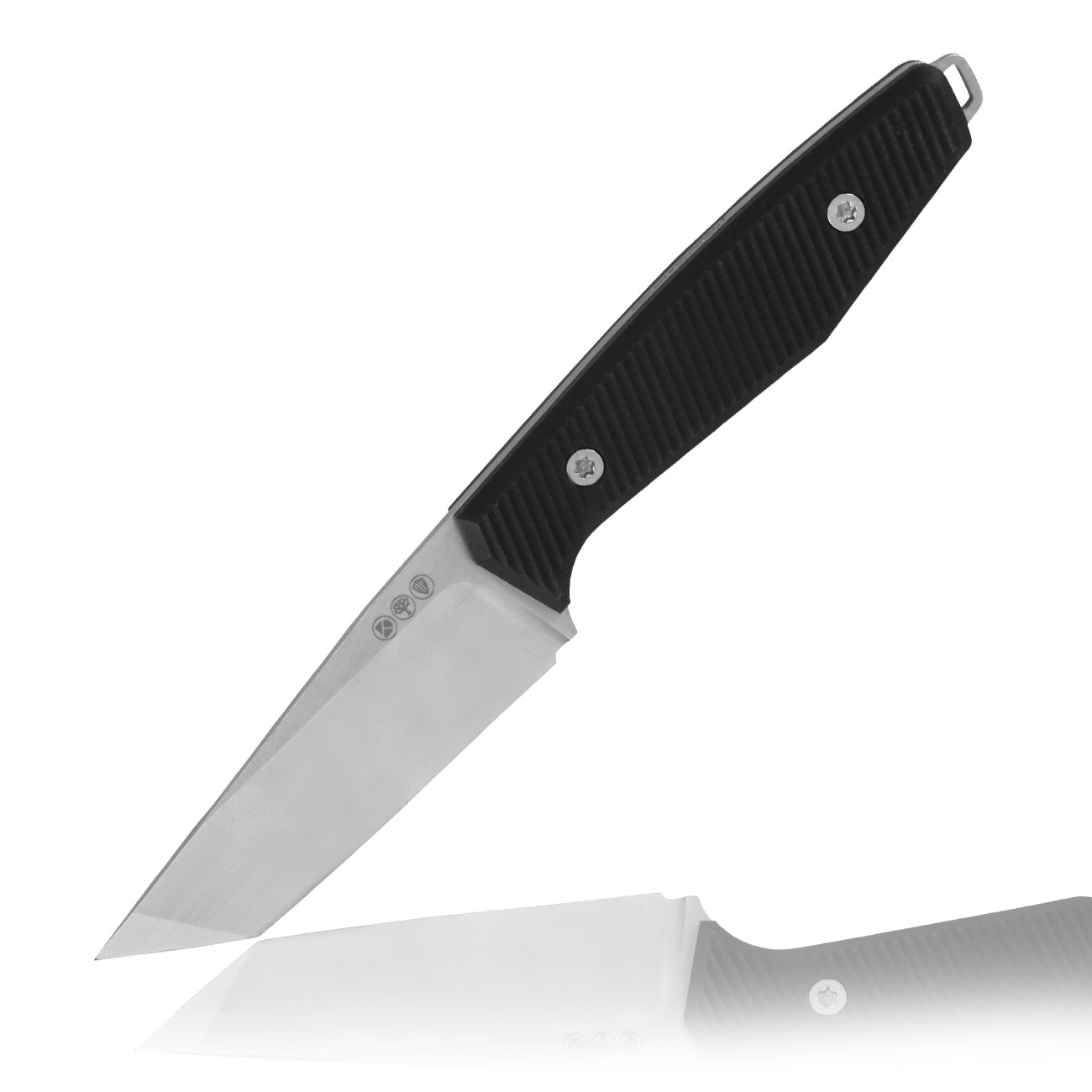 Bker Grtelmesser AK1 American Tanto schwarz inkl. Kydexscheide