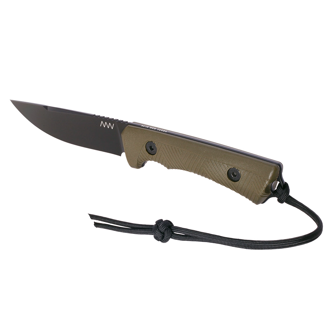 ANV Knives Outdoormesser P200 Sleipner Stahl Cerakote schwarz/oliv inkl. Kydexscheide Bild 6