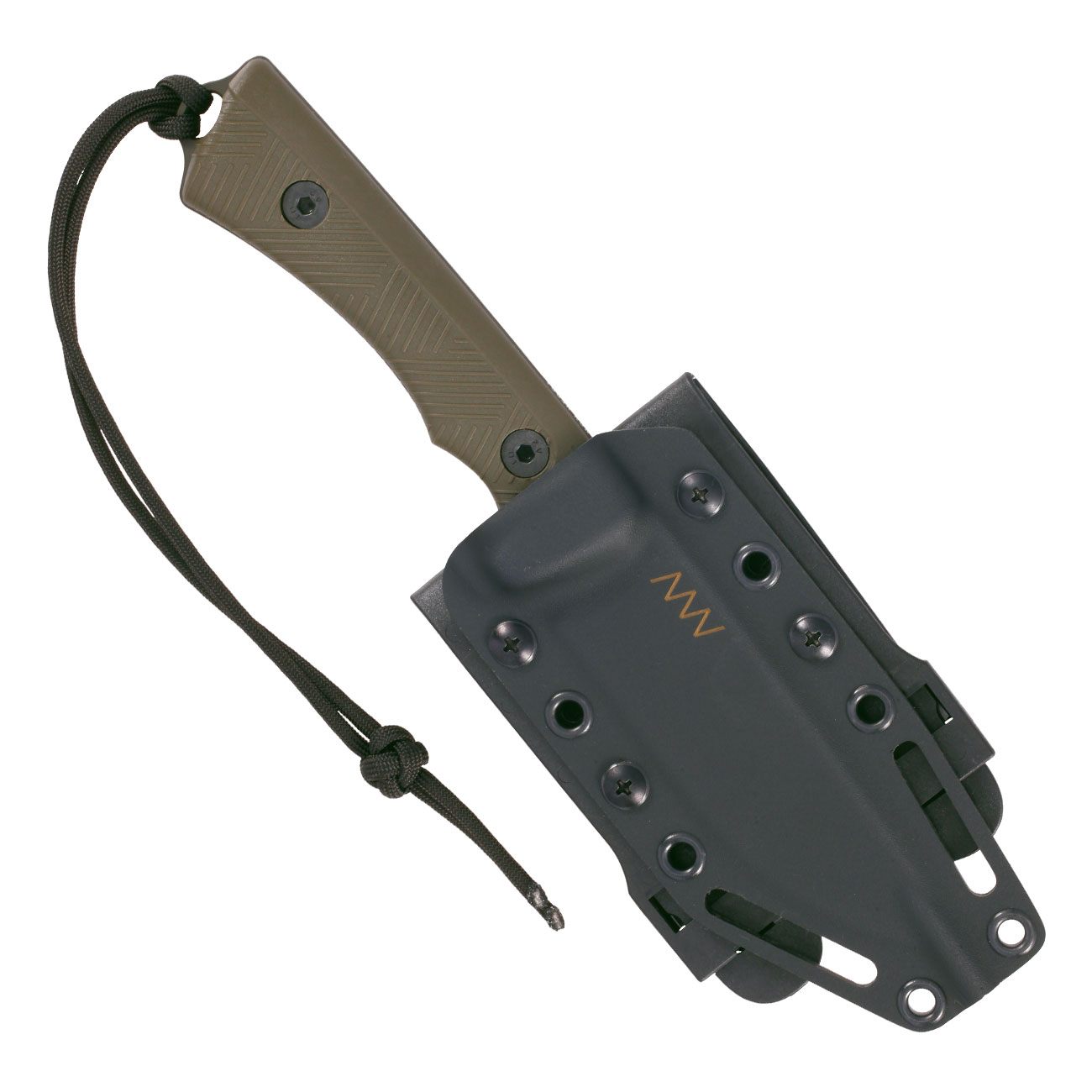 ANV Knives Outdoormesser P200 Sleipner Stahl Cerakote oliv inkl. Kydexscheide Bild 4