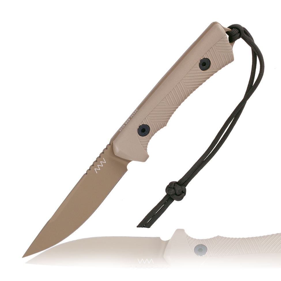ANV Knives Outdoormesser P200 Sleipner Stahl Cerakote coyote inkl. Kydexscheide