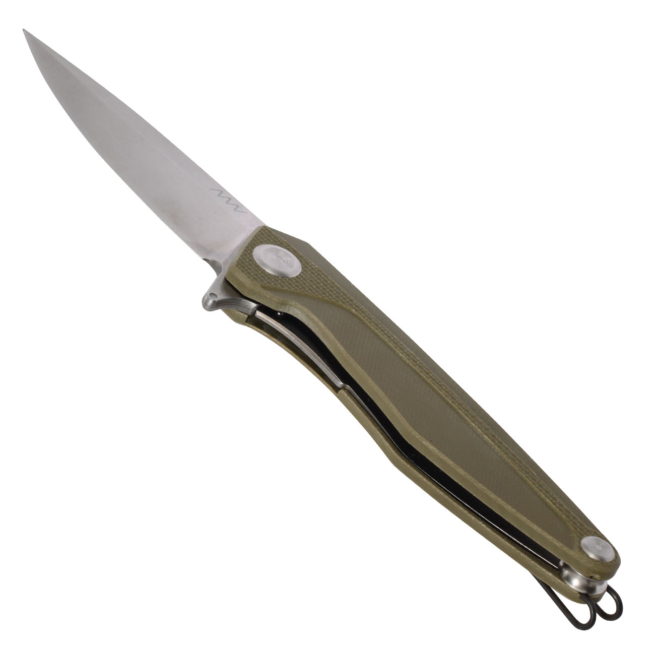 ANV Knives Einhandmesser Z300 G10 Sleipner Stahl oliv/stonewash inkl. Grtelclip Bild 2