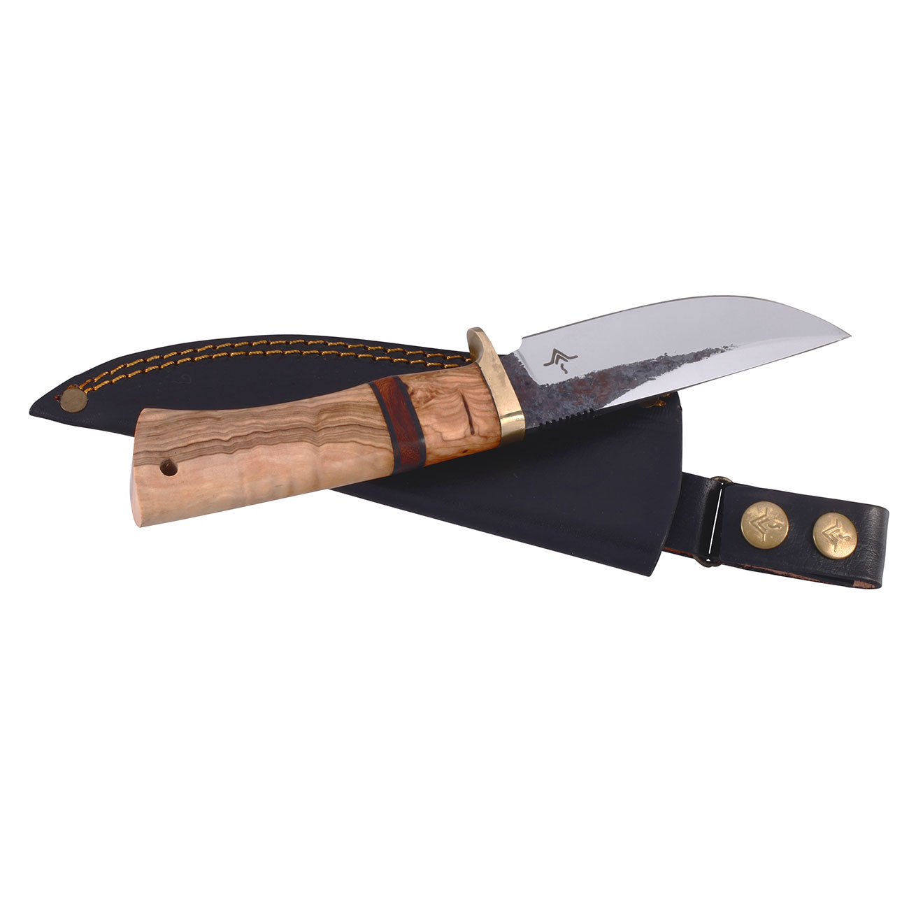 Njord Outdoormesser Bjorn Hunter inkl. Lederscheide und Aufbewahrungsbox Bild 3