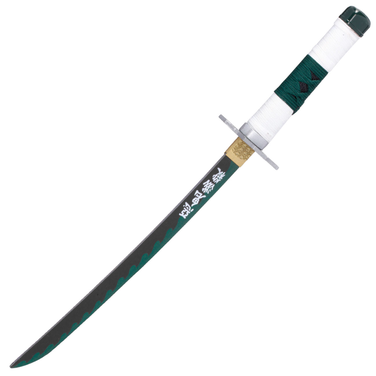 Haller Mini Katana Demon Slayer Sanemi schwarz/grn inkl. Scheide und Schwertstnder Bild 1