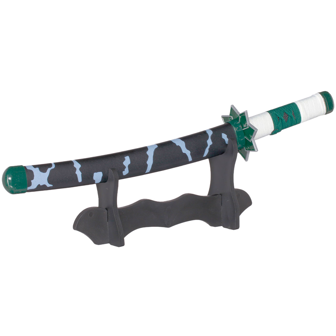 Haller Mini Katana Demon Slayer Sanemi schwarz/grn inkl. Scheide und Schwertstnder Bild 5