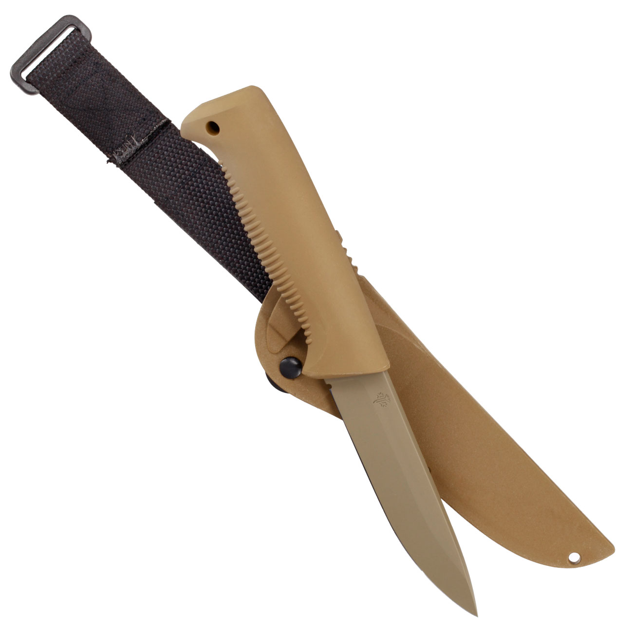 Peltonen Knives Outdoormesser M07 Ranger Puukko Cerakote coyote inkl. Kompositscheide Bild 3
