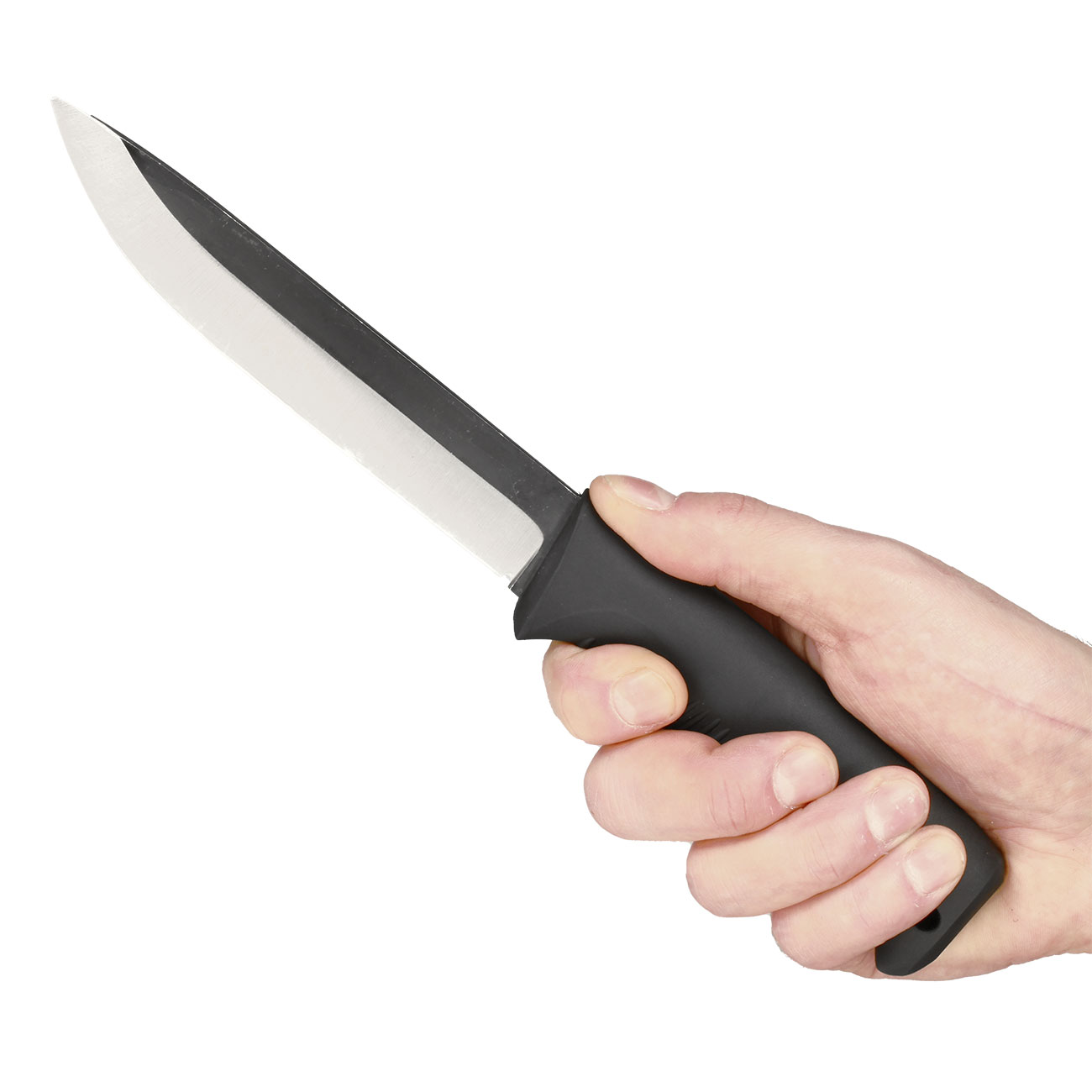 Peltonen Knives Outdoormesser M95 Ranger Puukko Kohlenstoffstahl schwarz inkl. Lederscheide Bild 4