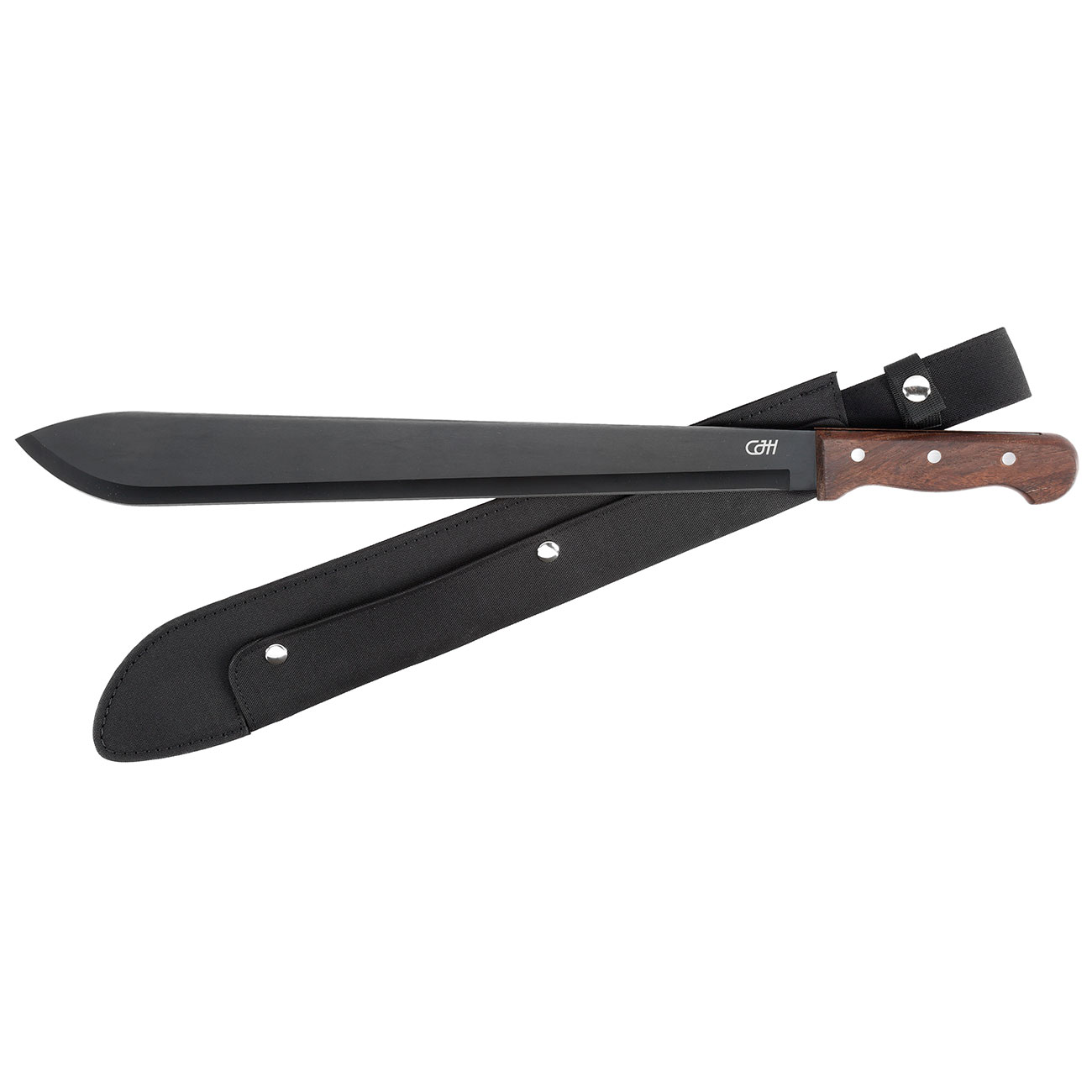 CJH Machete 45 cm schwarz inkl Nylonscheide Bild 2