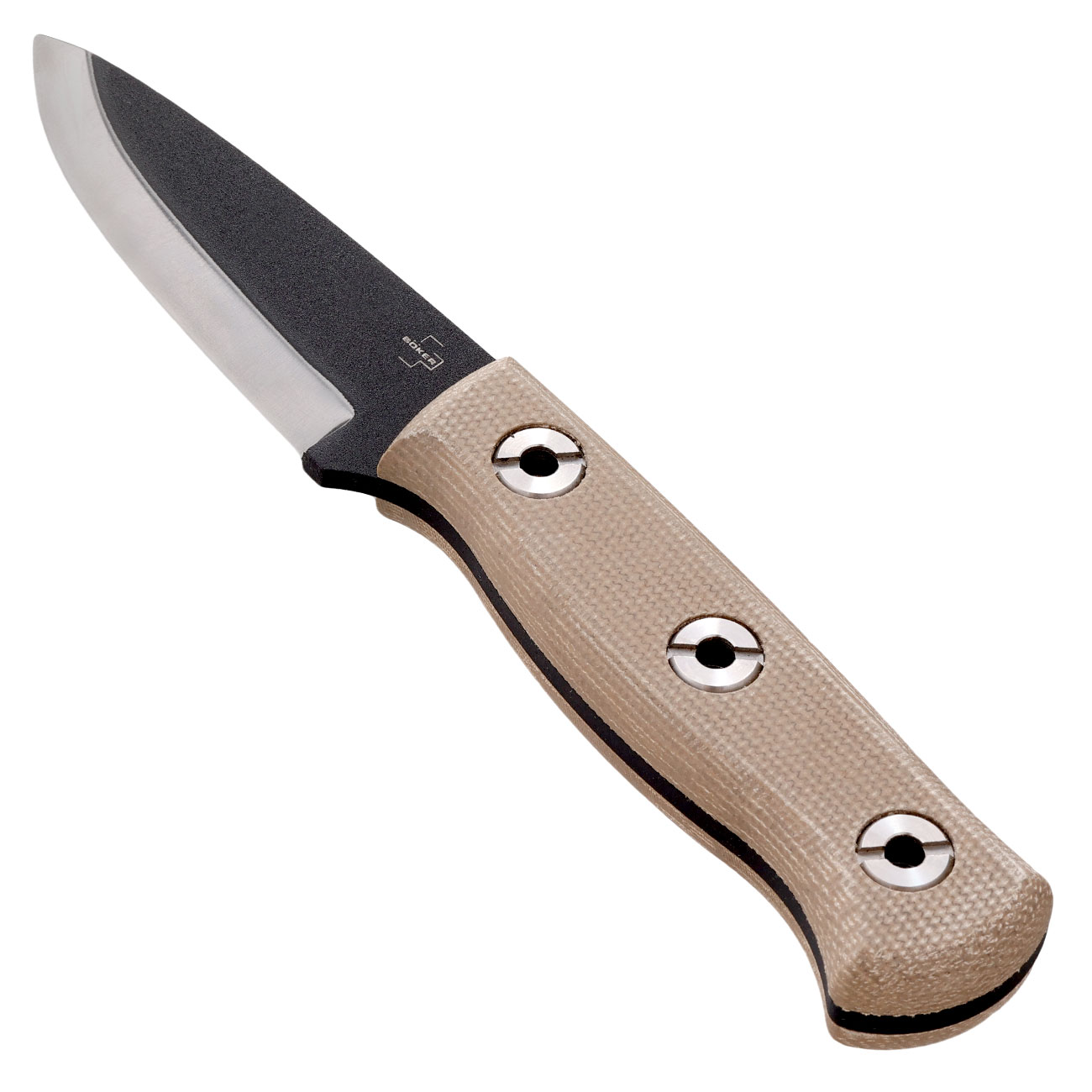 Bker Plus Outdoormesser Vigtig 2.0 braun inkl. Kydexscheide und Grtelclip Bild 2