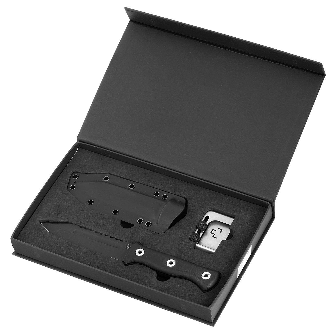 Bker Plus Outdoormesser Pilot Knife 2.0 schwarz inkl. Kydexscheide und Grtelclip Bild 7