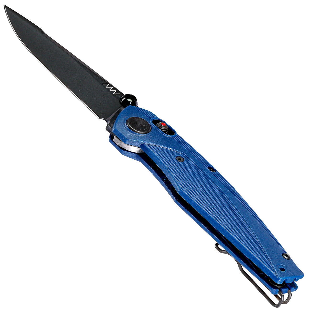 ANV Knives Einhandmesser A100 BB Sleipner Stahl blau inkl. Grtelclip Bild 2