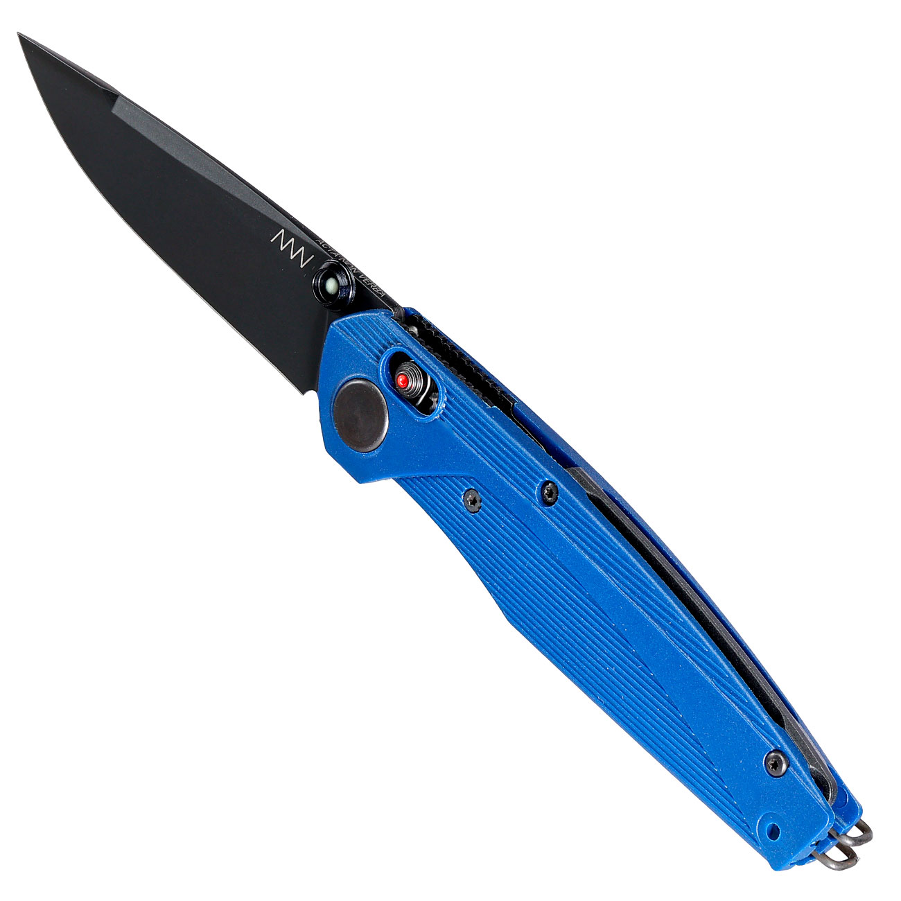ANV Knives Einhandmesser A100 BB Sleipner Stahl blau inkl. Grtelclip Bild 6
