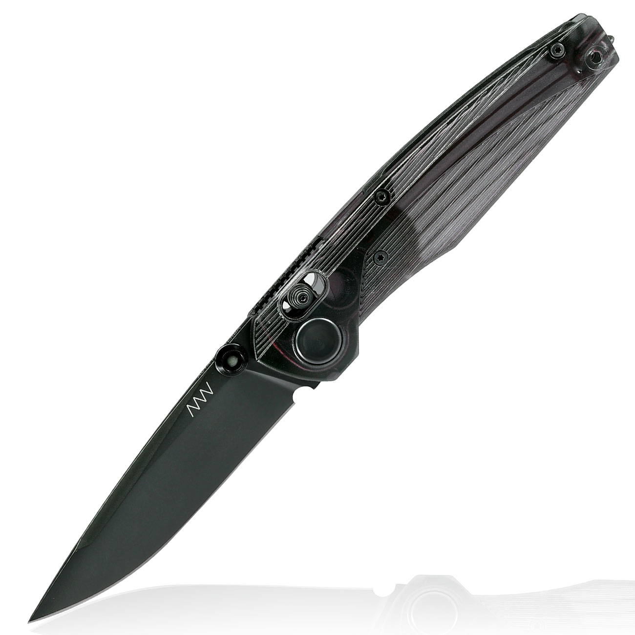 ANV Knives Einhandmesser A100 Ultem BB Sleipner Stahl schwarz inkl. Grtelclip