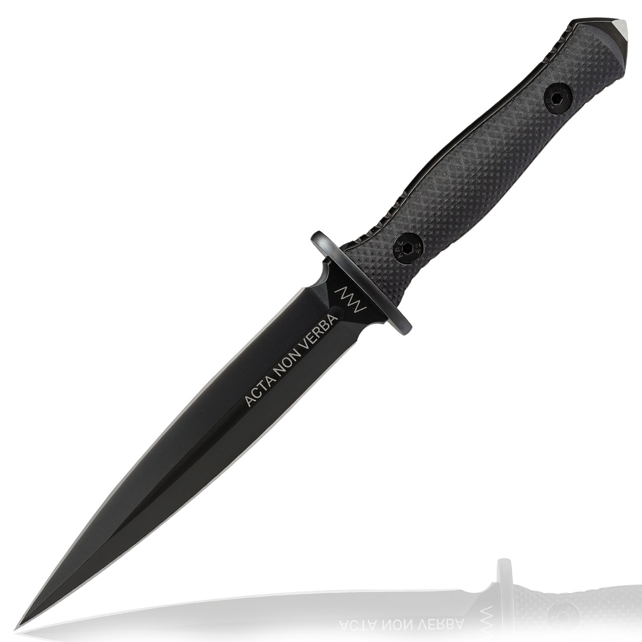 ANV Knives Dolch M500 Kamba Elmax Stahl schwarz inkl. Kydexscheide