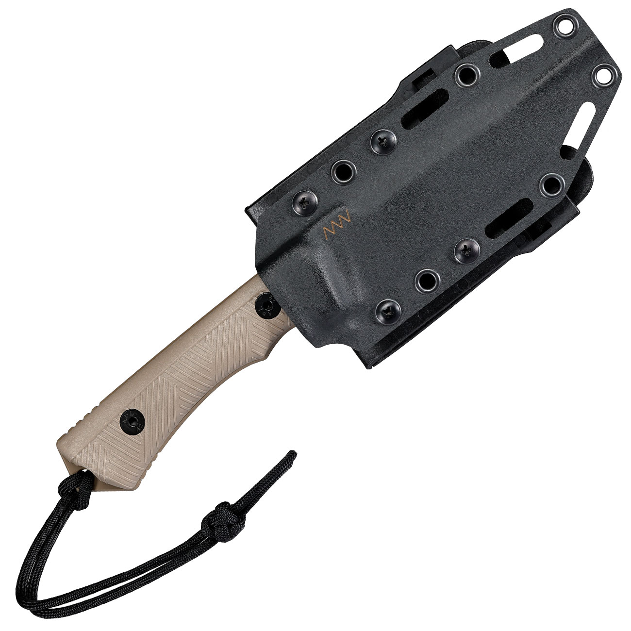 ANV Knives Outdoormesser P250 Sleipner Stahl Cerakote coyote camo inkl. Kydexscheide Bild 4