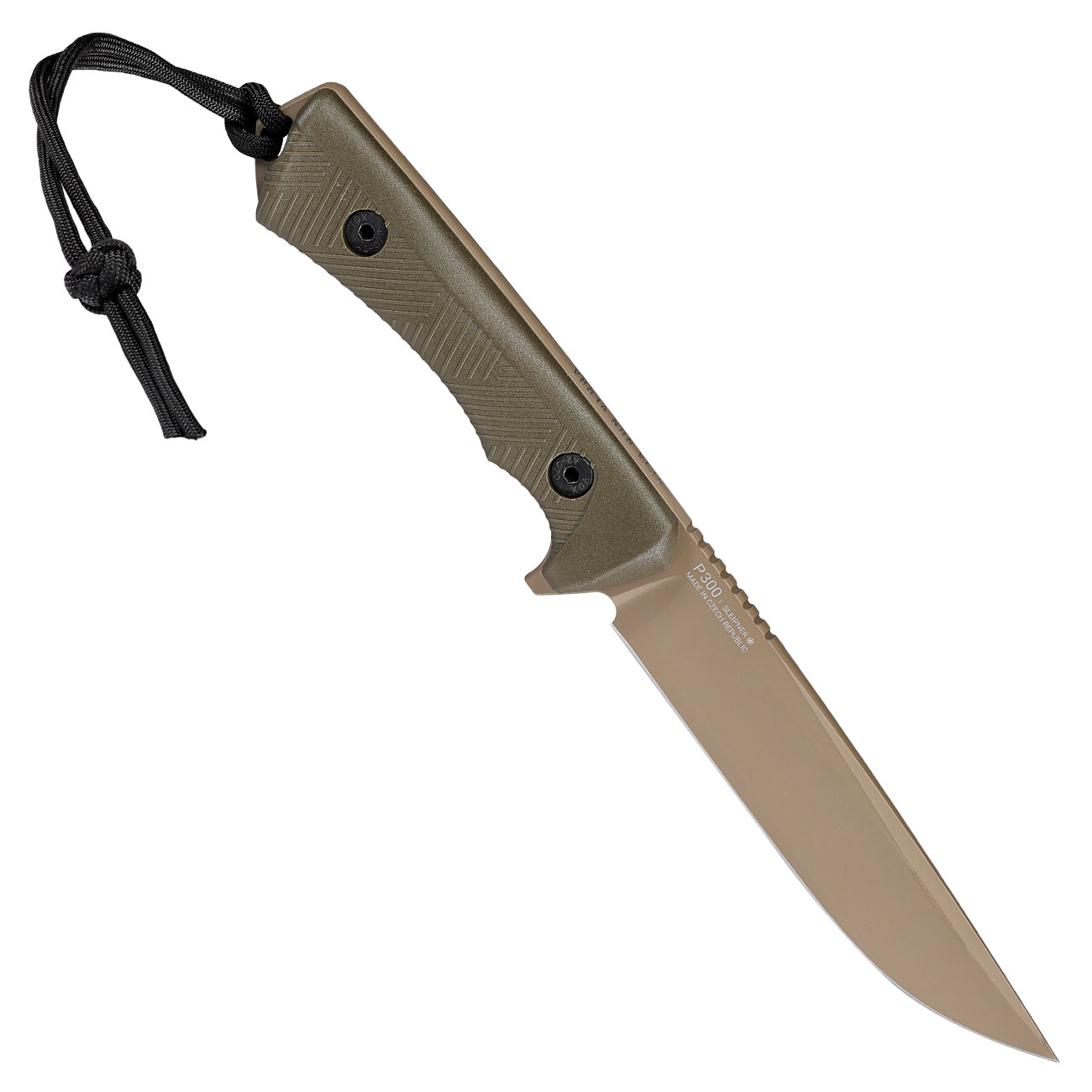 ANV Knives Outdoormesser P300 Sleipner Stahl Cerakote oliv/coyote inkl. Kydexscheide Bild 1