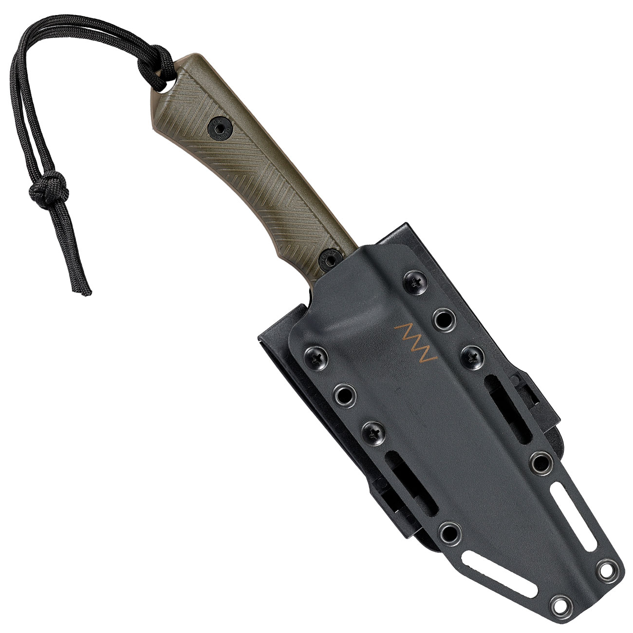 ANV Knives Outdoormesser P300 Sleipner Stahl Cerakote oliv/coyote inkl. Kydexscheide Bild 4