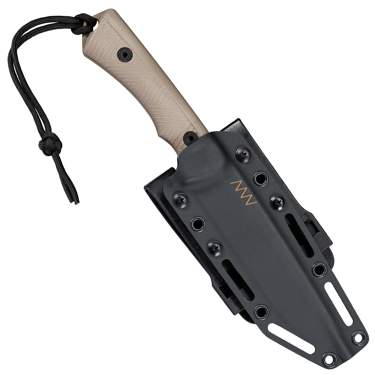 ANV Knives Outdoormesser P300 Sleipner Stahl Cerakote coyote inkl. Kydexscheide Bild 4