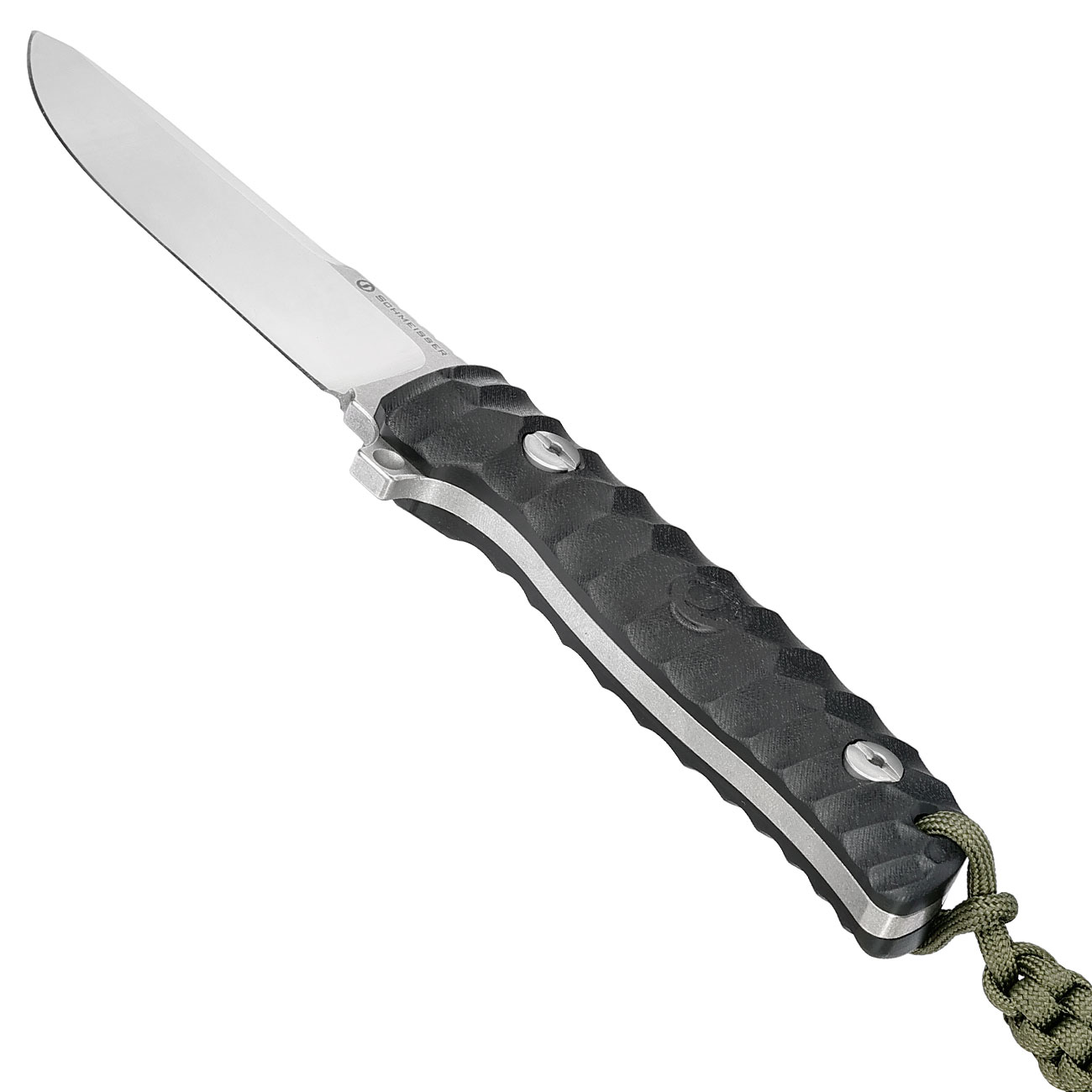 Schmeisser Outdoormesser Hugo One schwarz/silber inkl. Kydexscheide Bild 2
