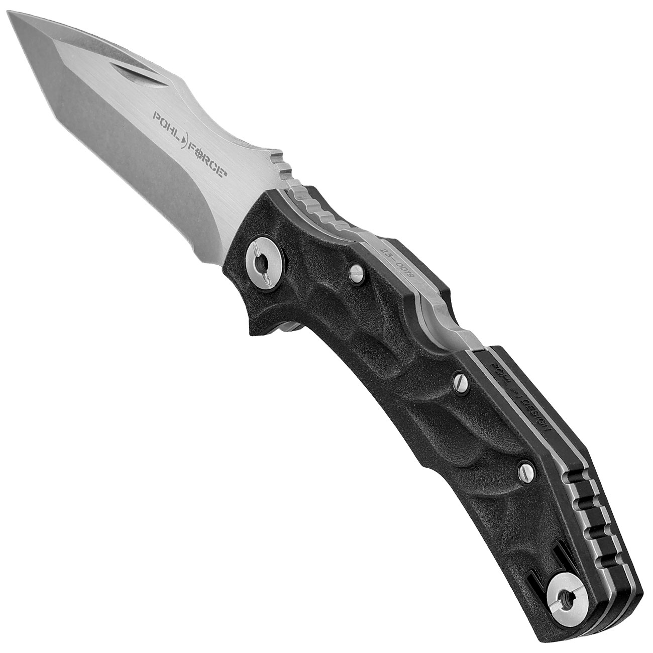 Pohl Force Taschenmesser Bravo Two Classic schwarz/silber inkl. Grtelclip Bild 6