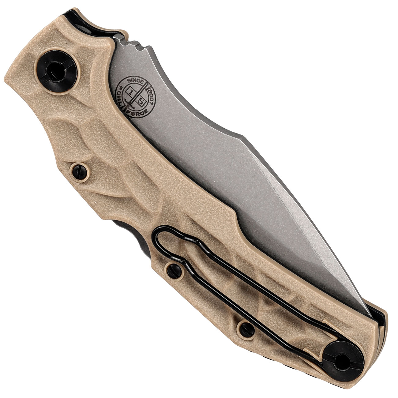 Pohl Force Taschenmesser Bravo Two Classic FDE inkl. Grtelclip Bild 5
