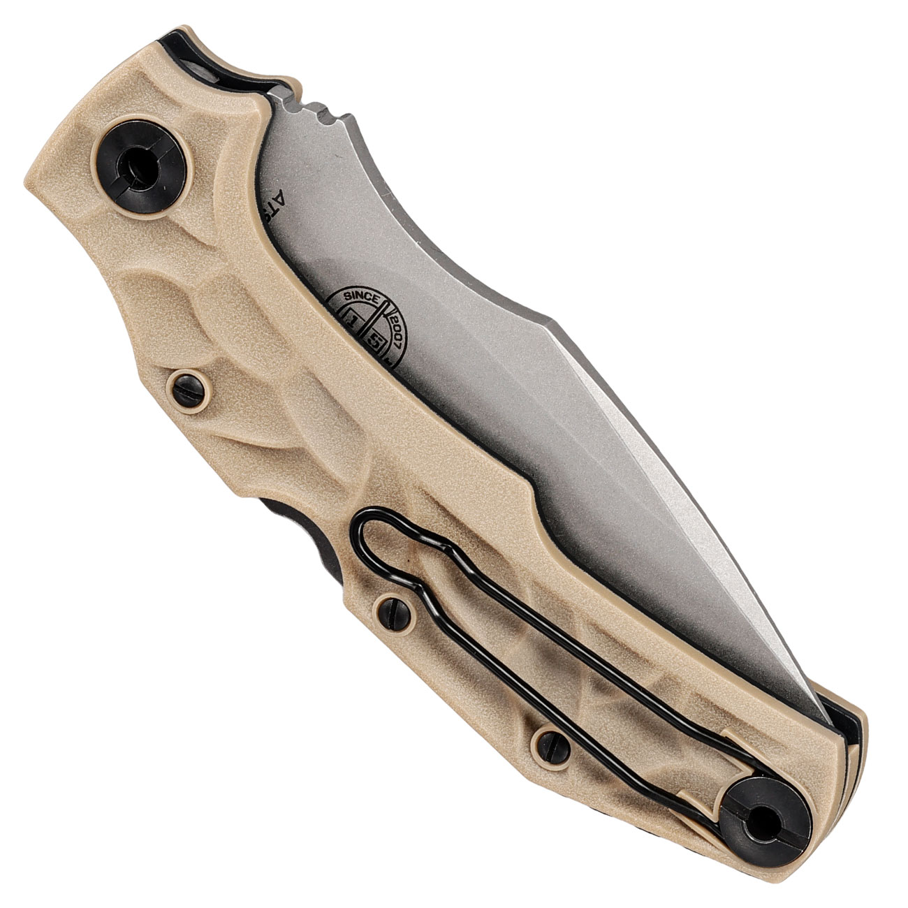 Pohl Force Taschenmesser Bravo One Classic FDE inkl. Grtelclip und Nylonholster Bild 5