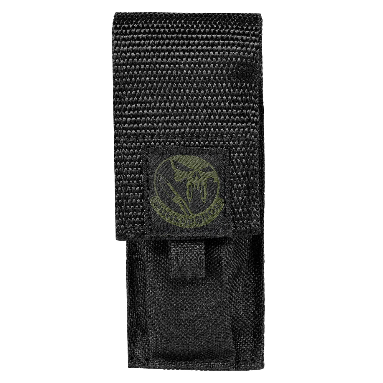 Pohl Force Taschenmesser Bravo Two Classic schwarz/silber inkl. Grtelclip und Nylonholster Bild 5