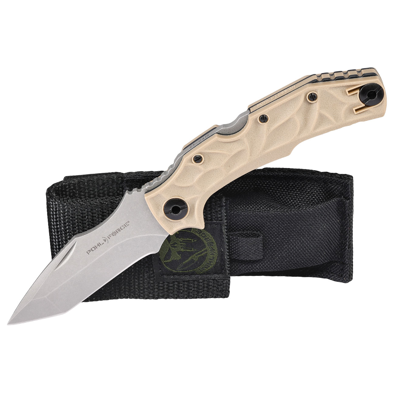 Pohl Force Taschenmesser Bravo Two Classic FDE inkl. Grtelclip und Nylonholster Bild 6
