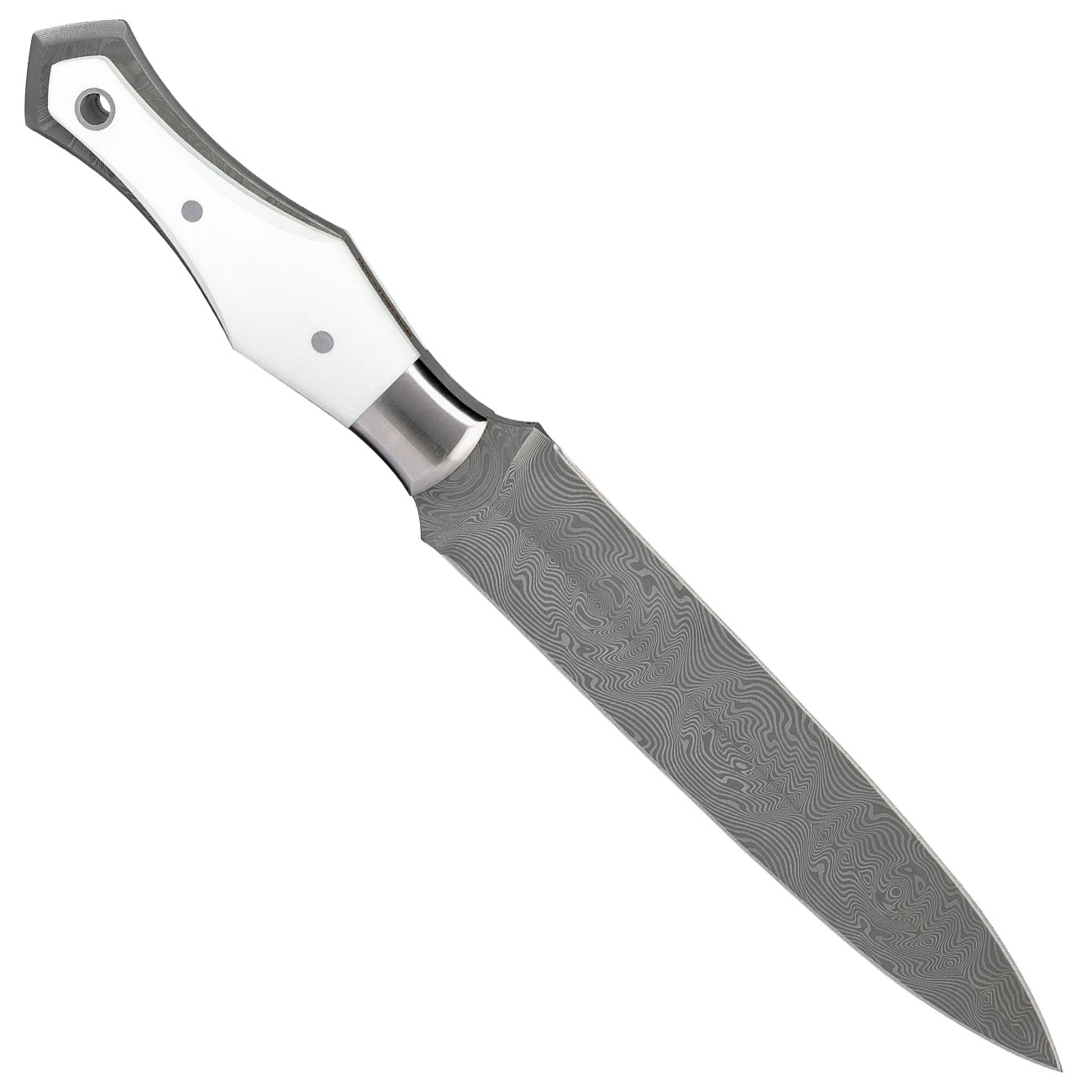 Pohl Force Dolch MK-10 Last Blood Damast Stahl inkl. Kydexscheide und Sammlertasche Bild 2