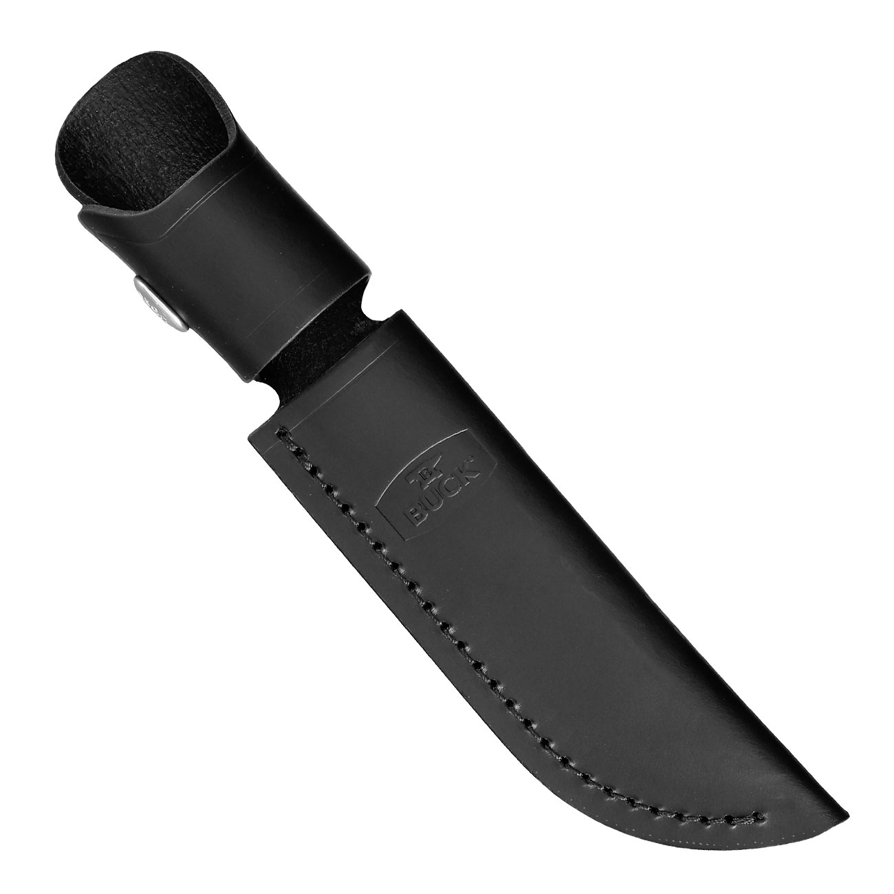 Buck Bowiemesser 117 Brahma schwarz/silber inkl. Lederscheide Bild 5