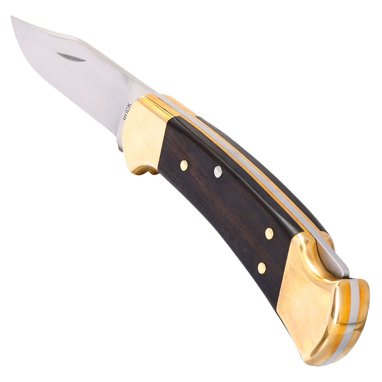 Buck Taschenmesser 112 Ranger Ebenholzgriff inkl. Lederholster Bild 7
