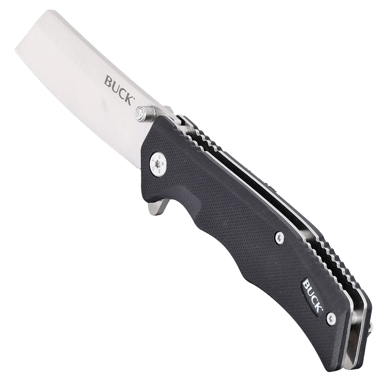 Buck Einhandmesser 252 Trunk schwarz/silber inkl. Grtelclip Bild 6