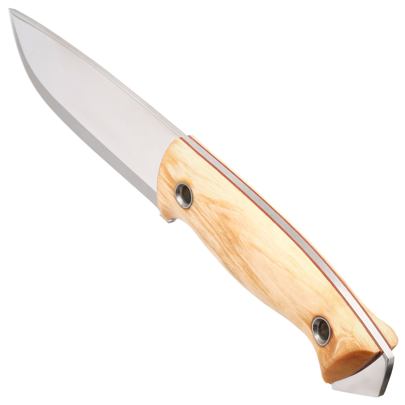 Helle Outdoormesser Utvaer braun/silber inkl. Lederscheide Bild 5