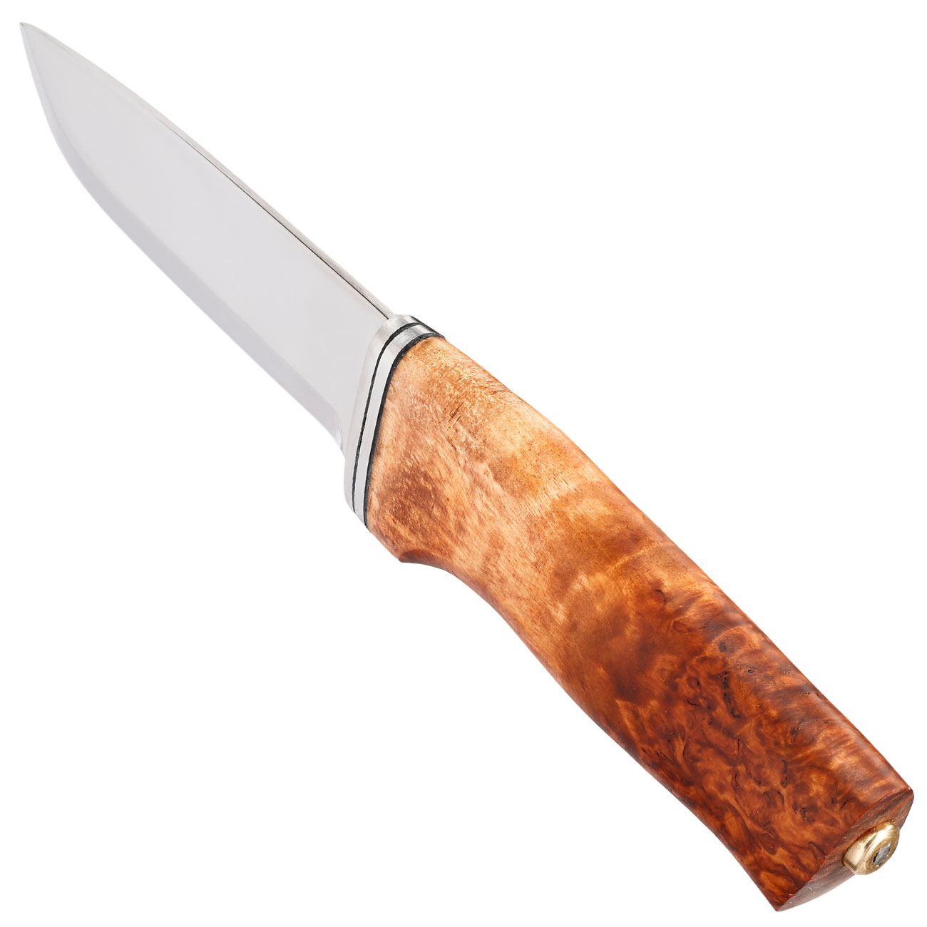 Helle Outdoormesser Alden braun/silber inkl. Lederscheide Bild 5